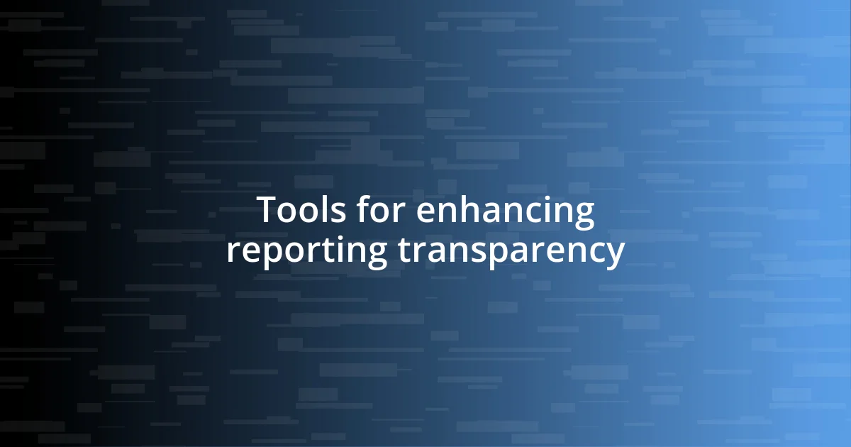 Challenges in maintaining transparency